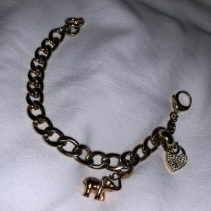 Fossil Link Starter Charm Bracelet